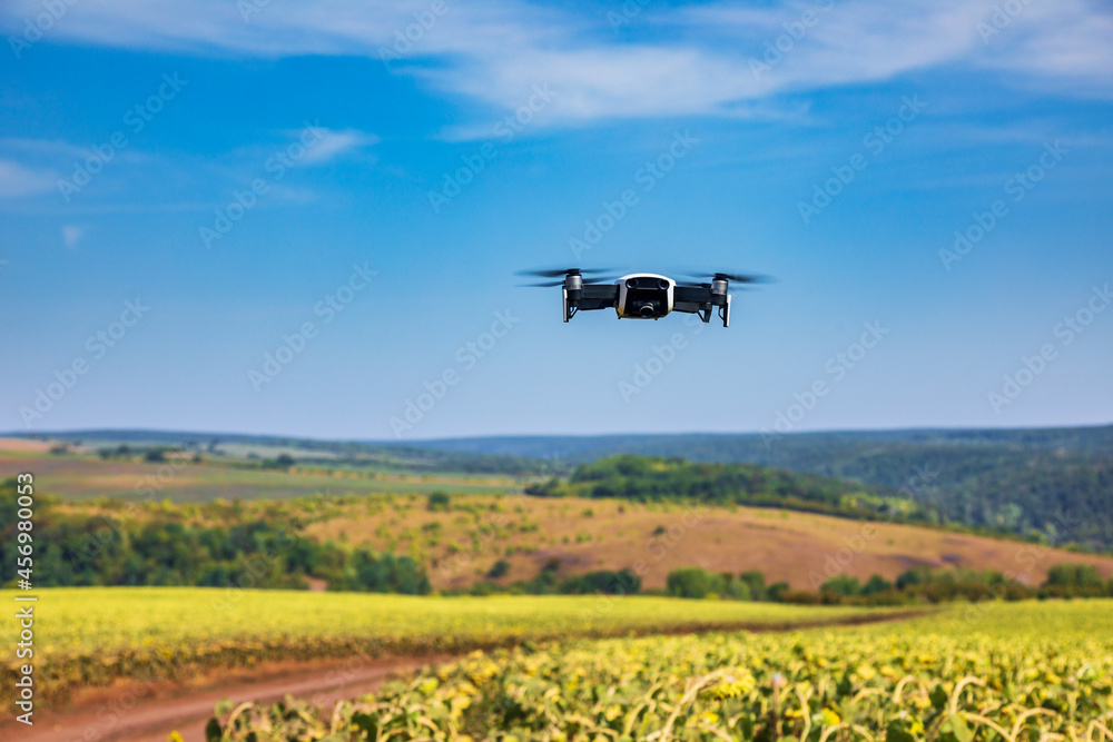 Drone onver a field Drone onver a field