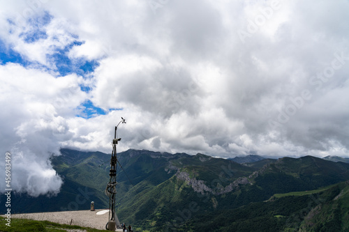 Fuentede in Picos de Europa mountain, Cantabria, Spain.