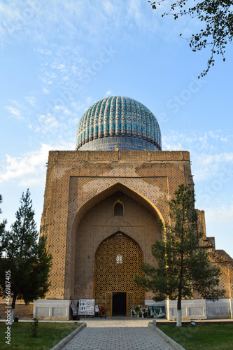 The Bibi-Khanym Mosque in Samarkand, Uzbekistan