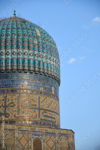 The Bibi-Khanym Mosque in Samarkand, Uzbekistan
