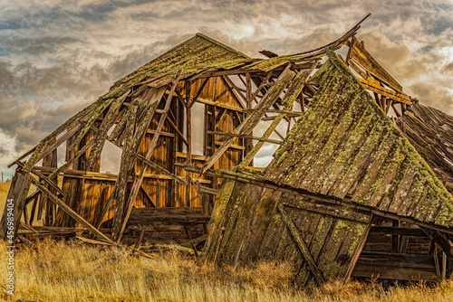 Old Barn Running Out of Sunsets  photo