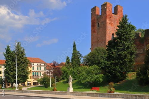 Centro città di Castelfranco Veneto, Italy, City center of Castelfranco Veneto, Italy 