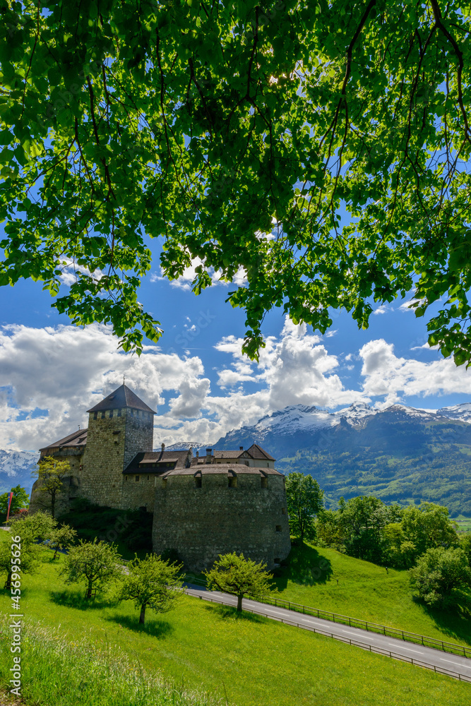 Country of Liechtenstein, City of Vaduz, Vaduz Castle, Europe Country of Liechtenstein, City of Vaduz, Vaduz Castle, Europe