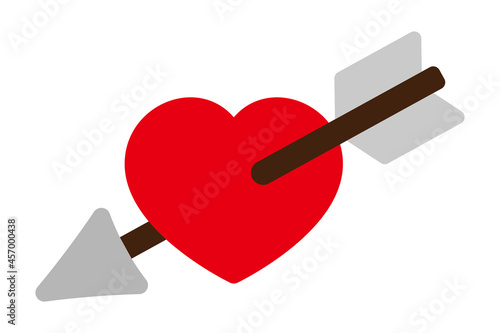 ハートを貫く矢