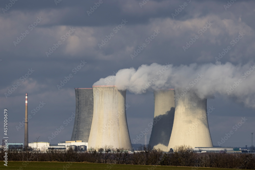 Nuclear power station Dukovany, Vysocina region, Czech republic