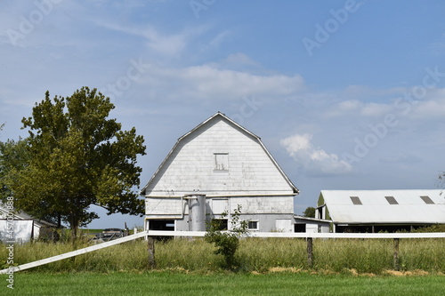 Farm with Barns