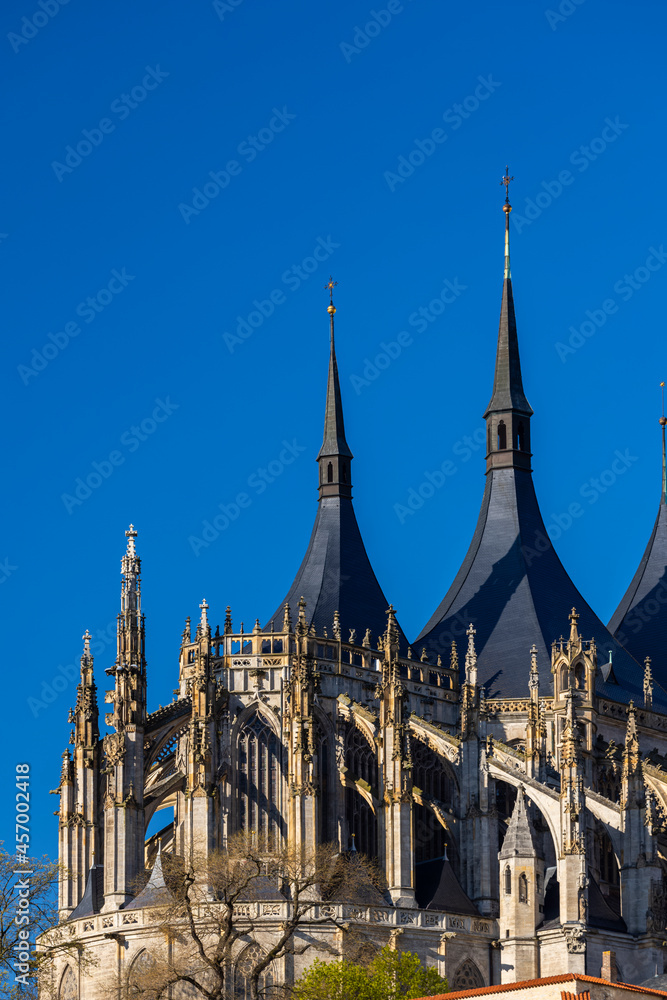 St. Barbara's Church in Kutna Hora, UNESCO site, Czech Republic