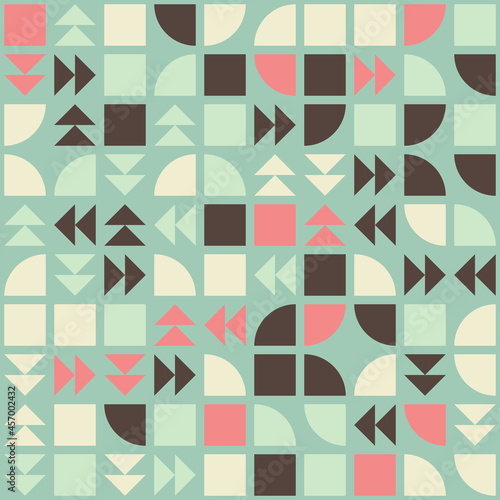 Abstract Geometric Pattern generative computational art illustration