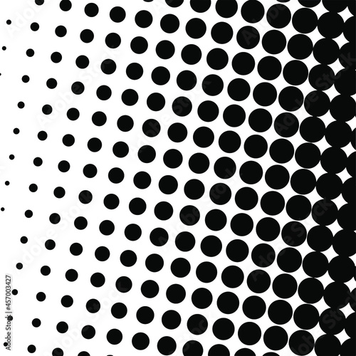 Black halftone background. Black polka dot. Halftone pattern. Modern Halftone Background, backdrop, texture, pattern. Vector illustration. Halftone Backdrop.