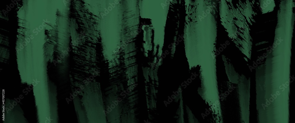 abstract green background with smoke