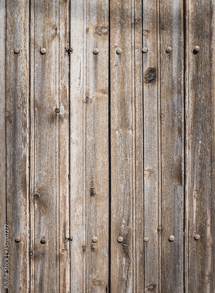 Weathered wooden background. Old ancient wooden texture.