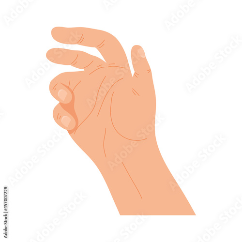 Human hand icon