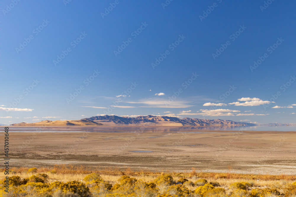 The Great Salt Lake, Antelope Island State Park, Salt Lake City, Utah, USA