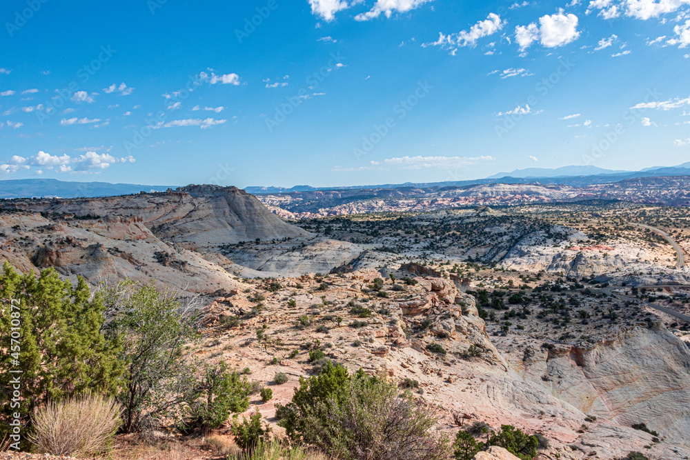 View of The Grand Staircase of Escalante national monument, nmear Escalante Utah