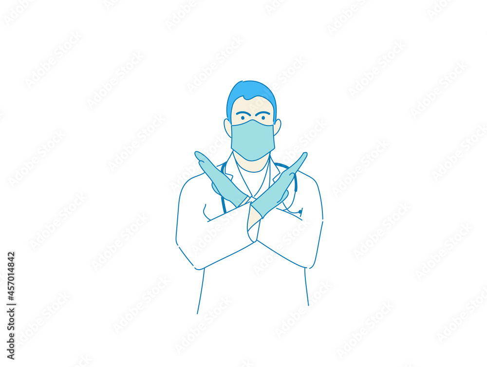 male doctor in protective clothing,gloves and mask holding , Coronavirus, social distancing and health concept. male doctor in protective clothing,gloves and mask holding , Coronavirus, social distancing and health concept.