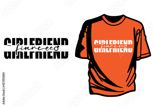 Girlfriend to fiancée engagement t-shirt