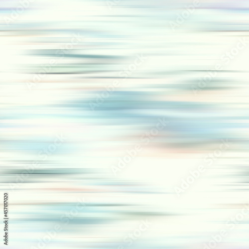 Marled summer dye stripe background. Ombre color blend for beach swimwear, trendy fashion print. Horizontal linear wave digital watercolor effect. High resolution artistic seamless pattern material.