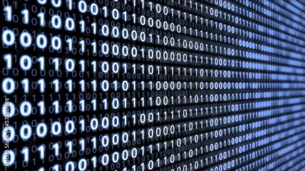 Infinite grid of blue binary random numbers. Data analysis, big data, information technologies concept. Infinite grid of blue binary random numbers. Data analysis, big data, information technologies concept.