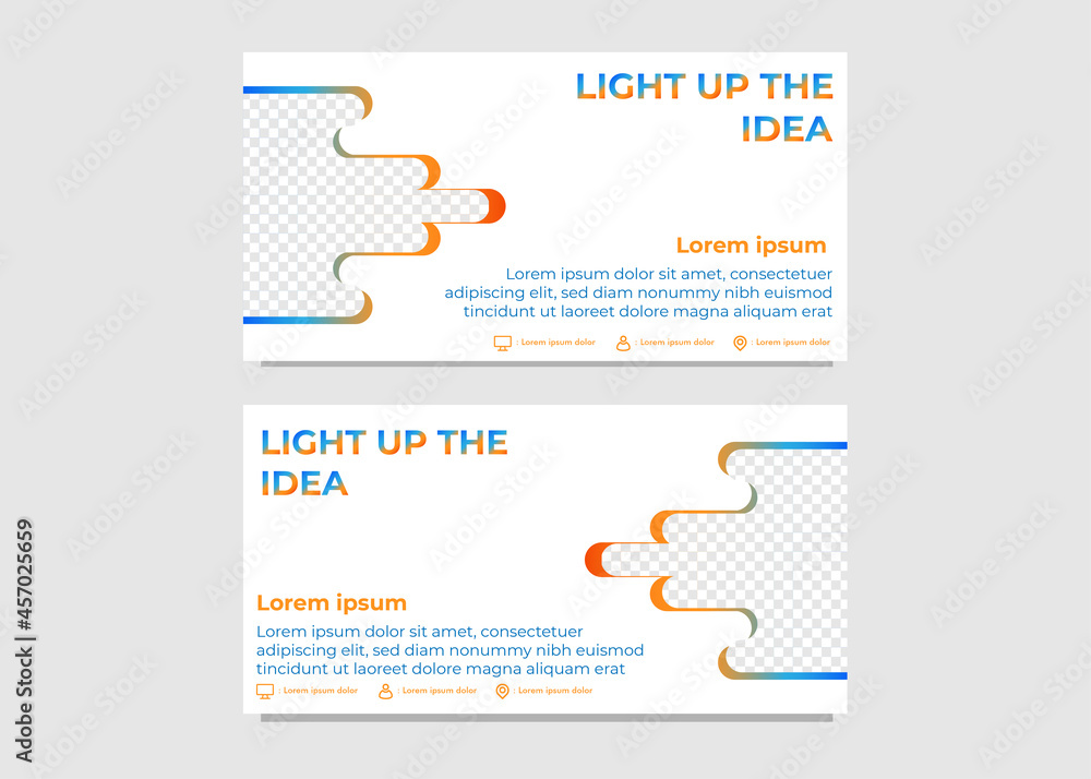 light up the idea web banner design template light up the idea web banner design template