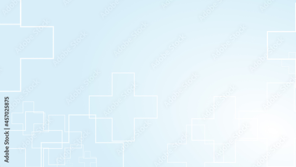 Abstract medical white blue cross pattern background. Abstract medical white blue cross pattern background.