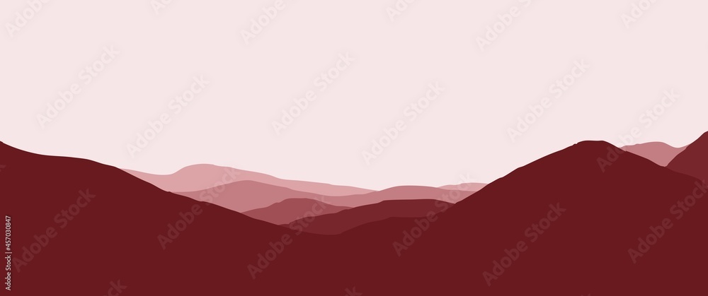 Landscape vector illustration of mountain layers silhouette, nature landscape illustration. Good for background, desktop background, backdrop, web banner, adventure or nature banner. Landscape vector illustration of mountain layers silhouette, nature landscape illustration. Good for background, desktop background, backdrop, web banner, adventure or nature banner.