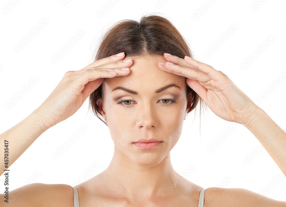 Headache woman