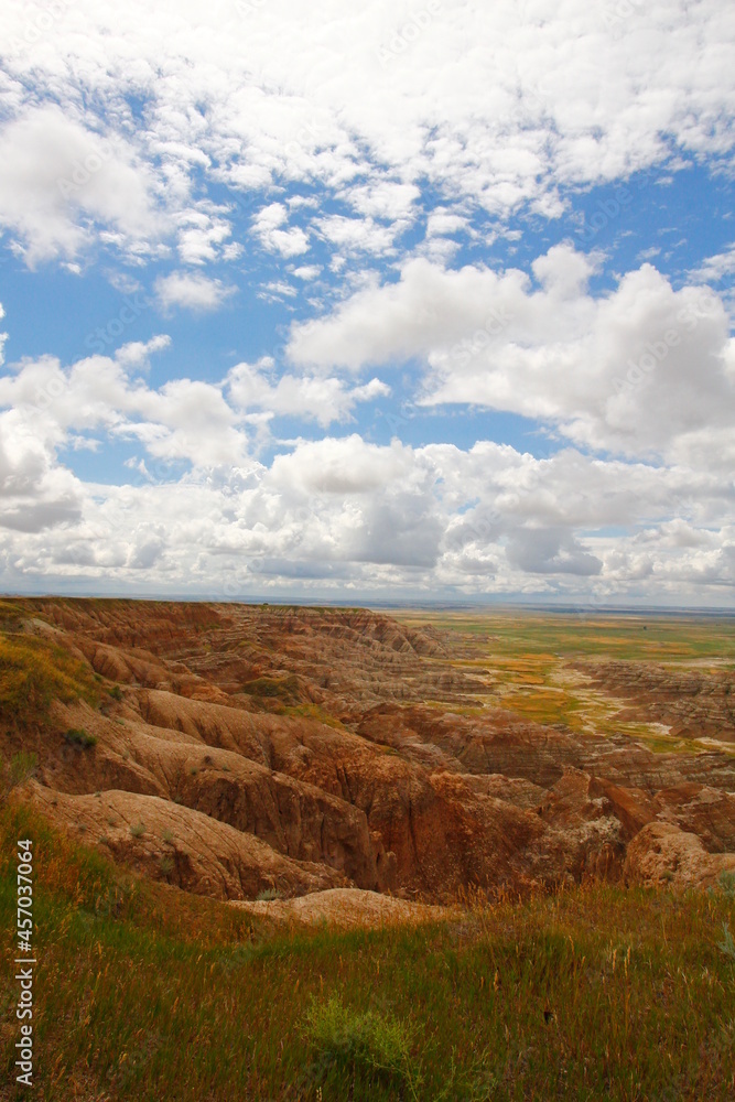 Fototapeta premium Panorama Point Area, Badlands National Park, South Dakota