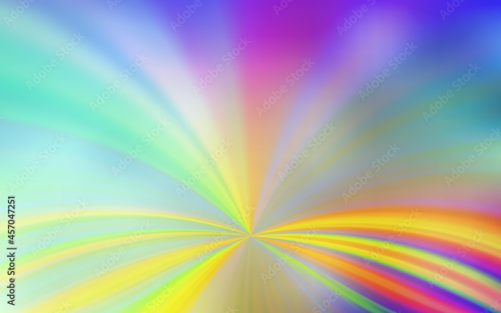 Obraz premium Light Multicolor vector glossy abstract backdrop.