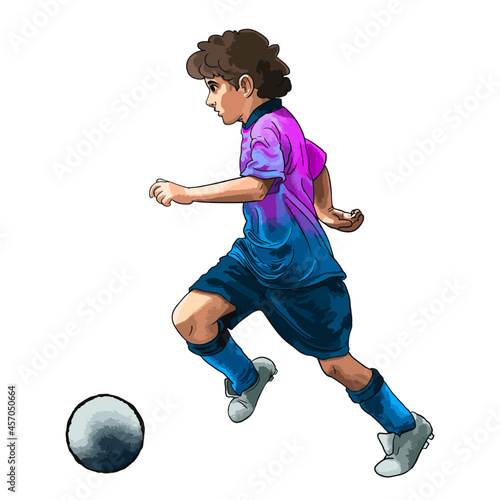 niño futbolista