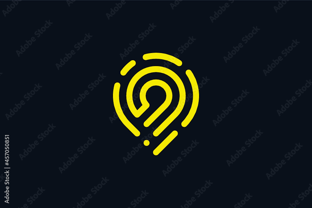concept of a combination of finger print and pin location concept of a combination of finger print and pin location