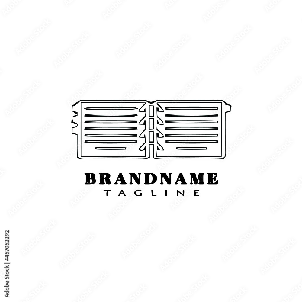 unique block notes logo cartoon icon design template black isolated vector cute unique block notes logo cartoon icon design template black isolated vector cute