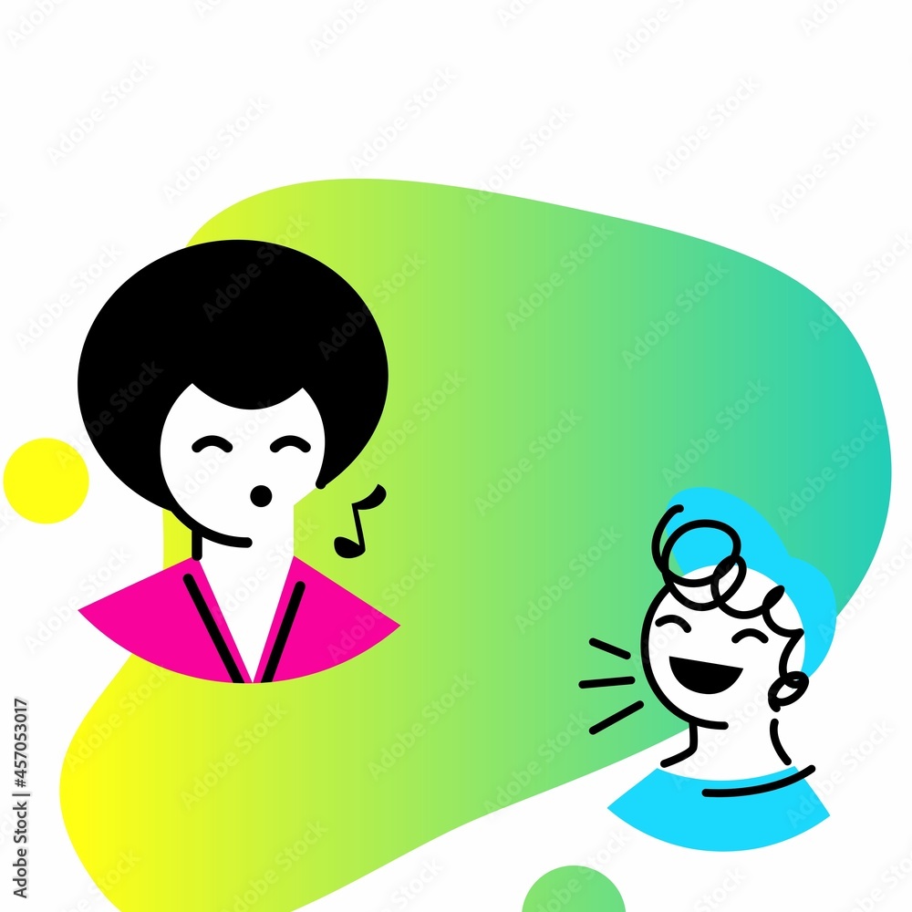 parent and child talking