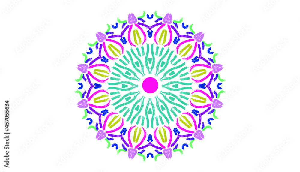 Arabic decoration for Arabic letters in a circular shape on the day of Arabia Arabic decoration for Arabic letters in a circular shape on the day of Arabia