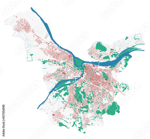 Fotografi Belgrade map