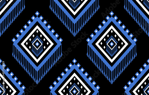 Geometric ethnic seamless pettern. Oriental tribal striped. Design for background, wallpaper, fabric, clothing, carpet, embroidery