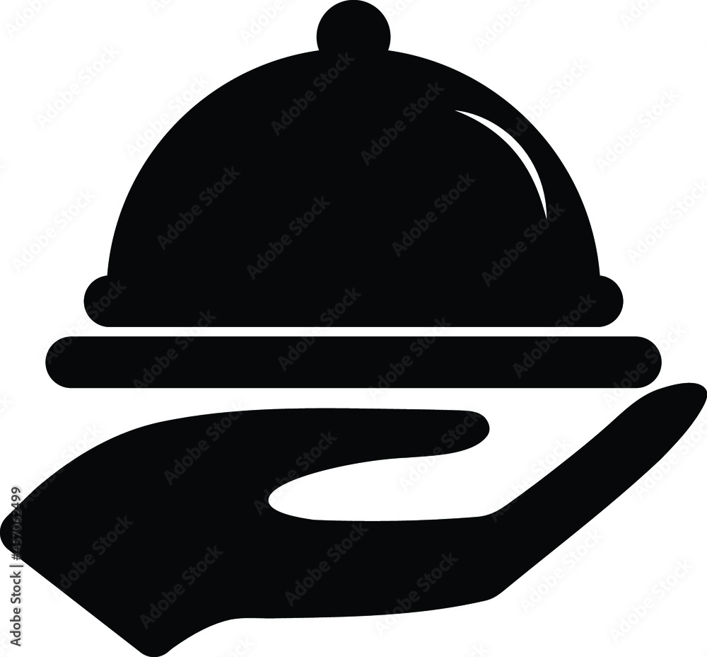 Food serving icon design graphic vector illustration Food serving icon design graphic vector illustration