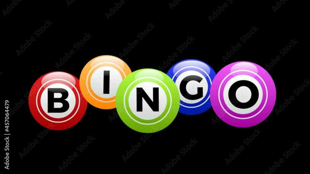 Bingo lottery, background, lucky balls and numbers of lotto. Animated ...