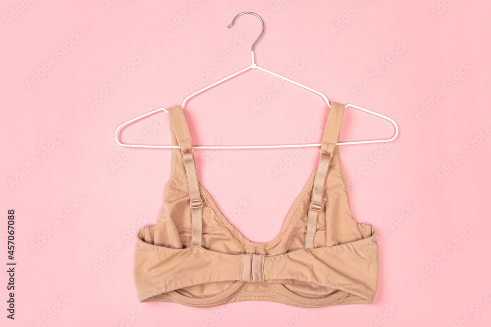 inside stylish bra for women on pink background inside stylish bra for women on pink background