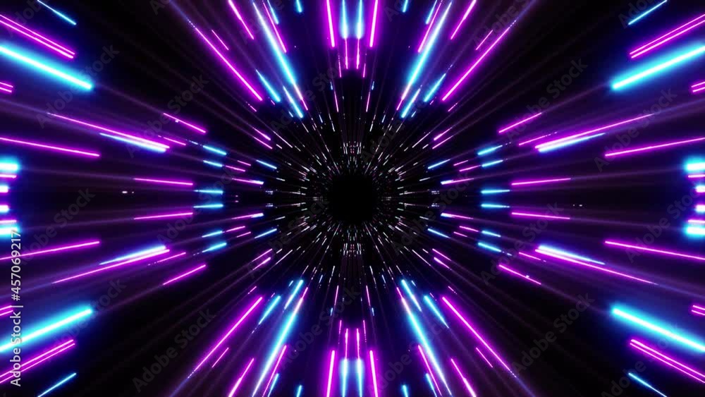 Shining Fast Neon Light Streak Shining Fast Neon Light Streak