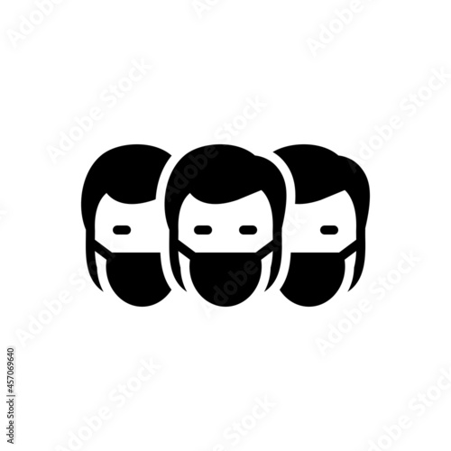 Black solid icon for everybody
