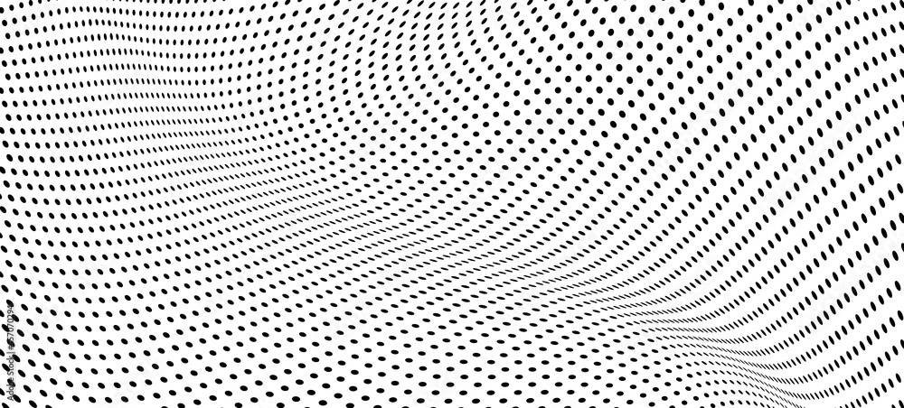 The halftone texture is monochrome. Vector chaotic background