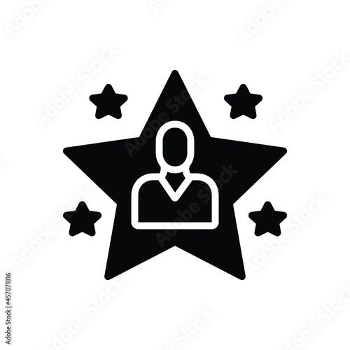 Black solid icon for specialists