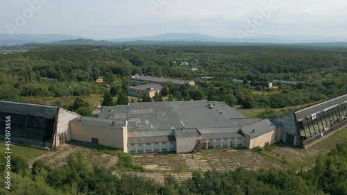 Wallpaper Mural Top view of the USSR radar station that tracked the launch of ballistic missiles from the United States. Torontodigital.ca