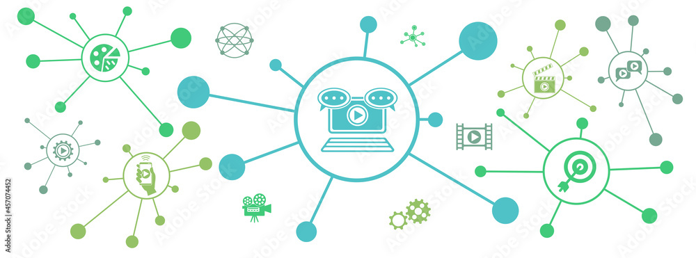 Concept of video marketing Concept of video marketing