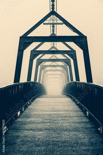 bridge in the mist