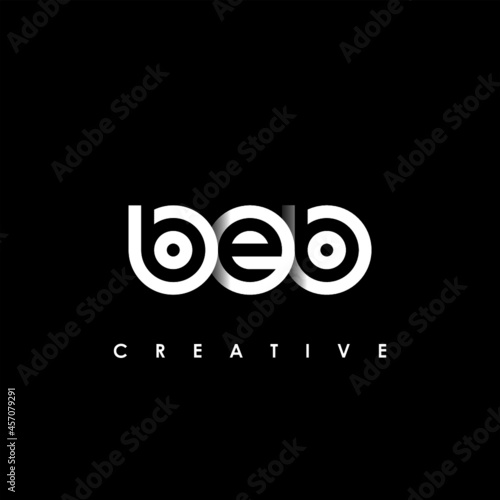 BEB Letter Initial Logo Design Template Vector Illustration photo