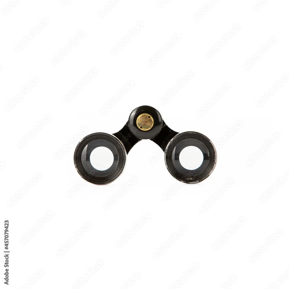 theater binoculars isolated on white background theater binoculars isolated on white background