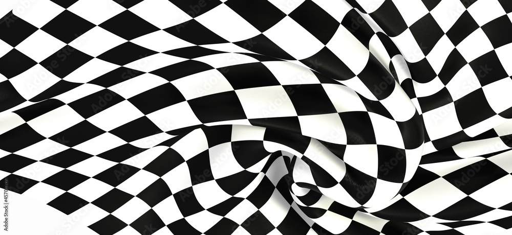 Obraz premium checkered flag, end race background