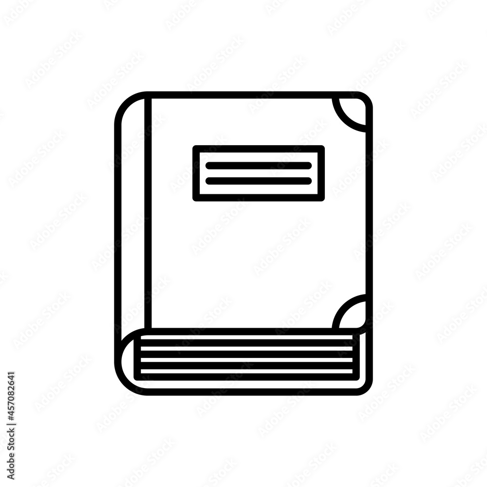 Book vector icon. notebook illustration sign. documents symbol or logo. Book vector icon. notebook illustration sign. documents symbol or logo.