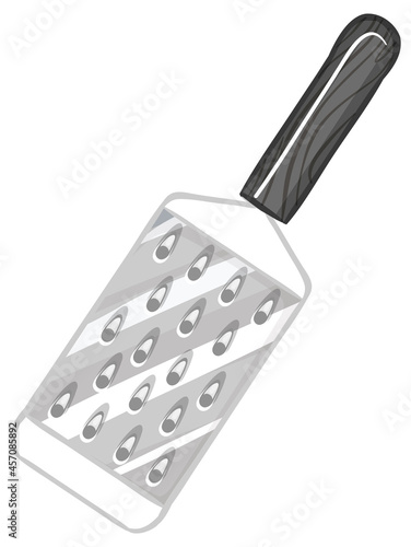 Grater or shredder kitchenware isolated on white background